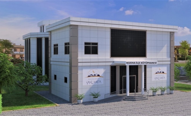 Bozova’daki kütüphanenin yapım çalışmaları sürüyor
