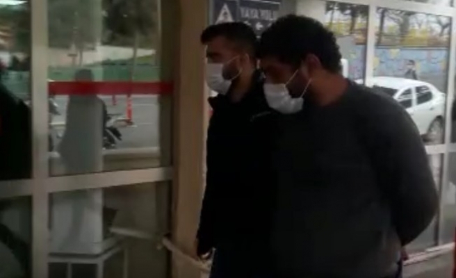 Ailesini rehin alan zanlı adliyeye sevk edildi