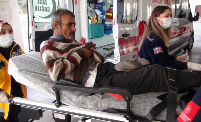 Şanlıurfa'da akli dengesi yerinde olmayan adam darp edildi