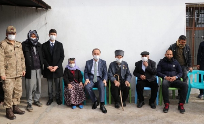 Vali Erin, Siverekli gaziyi ziyaret etti