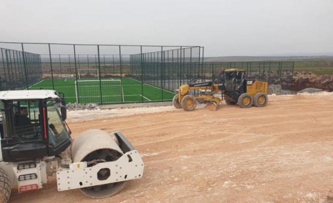 Viranşehir kırsalında asfaltlama çalışmaları sürüyor