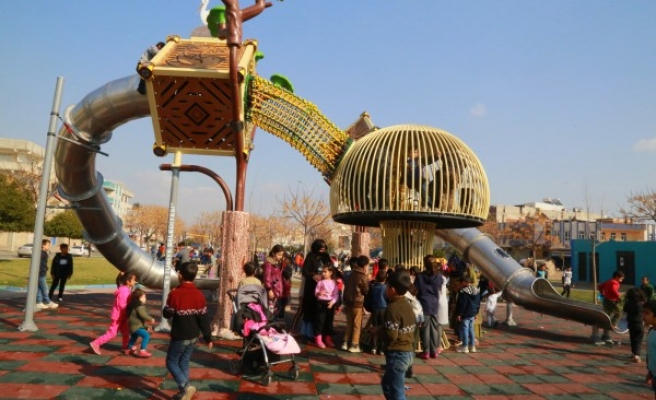 Eyyübiye’de parklara yeni oyun grupları kuruluyor