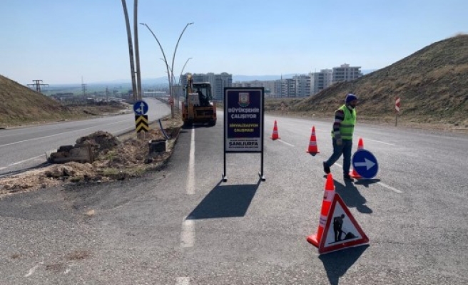 Şanlıurfa’da 20 noktada sinyalizasyon çalışması yapılıyor