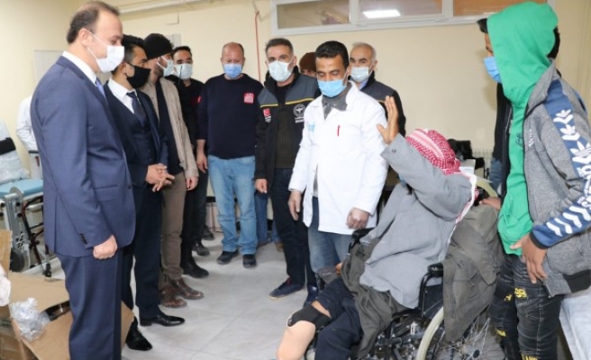 Barış Pınarı bölgesindeki engellilerin yüzü gülüyor