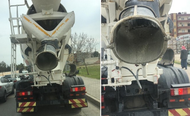 Beton firmaları yollara zarar vermeye devam ediyor