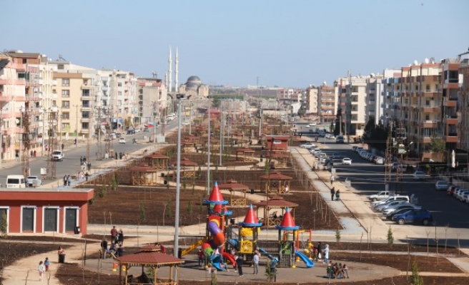 Viranşehir’de park çalışmaları devam ediyor