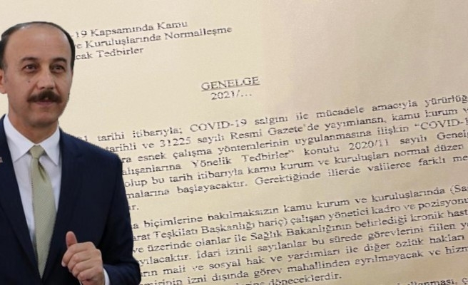 Urfa Valisi memurlar için mesai saatlerini duyurdu!