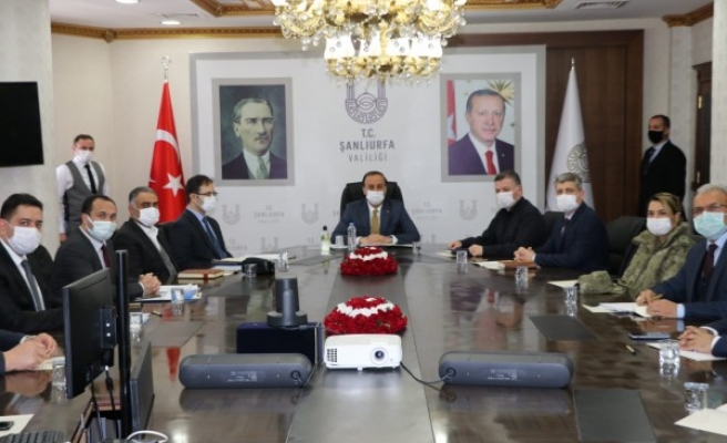 Şanlıurfa İl Hıfzıssıhha Kurulu Vali Erin başkanlığında toplandı
