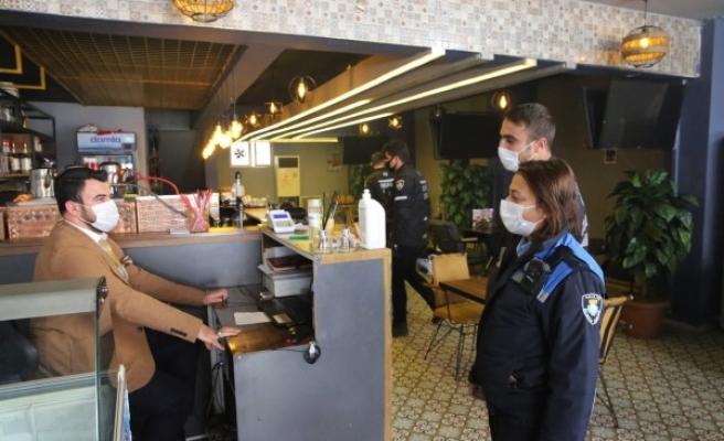 Haliliye'de yeni normalleşme sürecinde iş yerleri denetlendi