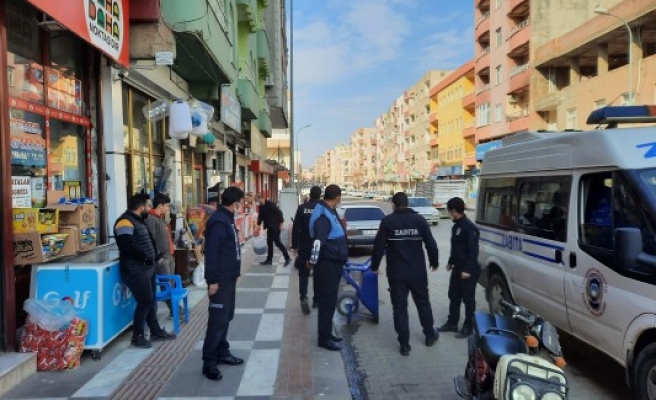 Viranşehir’de ‘kaldırım işgali’ denetimi yapıldı