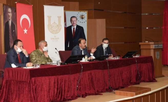 Şanlıurfa'da salgınla ilgili veriler değerlendirildi