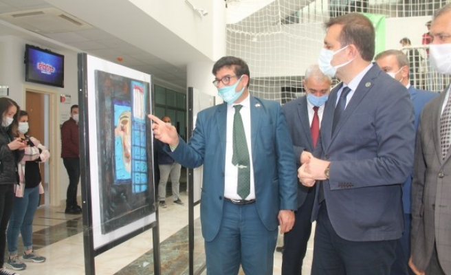 5. Yeşil Hayat Resim Çalıştayı Sergisi açıldı (EK)