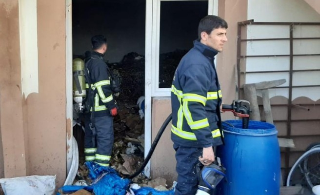 Ceylanpınar’da odunluk yangını korkuttu