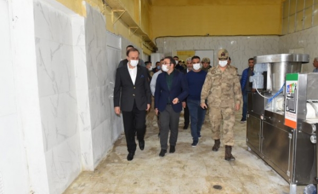 Vali Erin, Barış Pınarı'ndaki çalışmaları denetledi