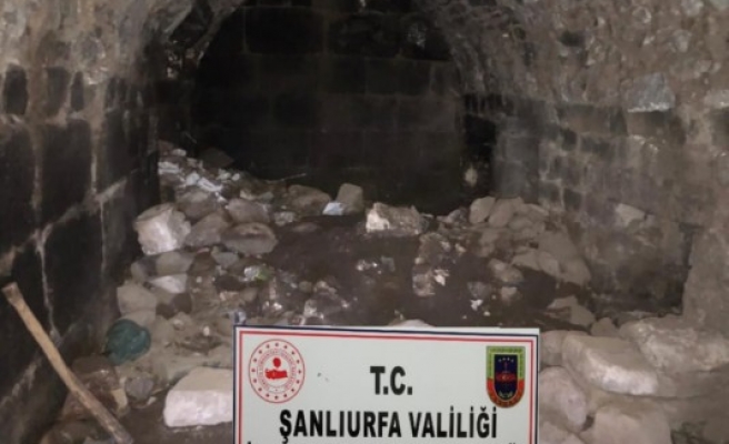 Şanlıurfa'da izinsiz yapılan kazıda Bizans Dönemine ait mezar bulundu