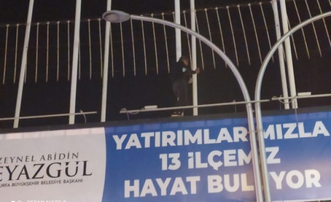 Şanlıurfa'da Suriyelinin intihar girişimi!-EK