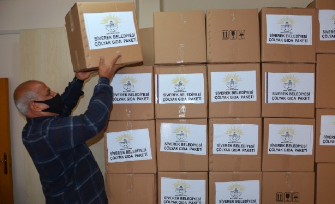 Siverek'te çölyak hastalarına yardım yapıldı