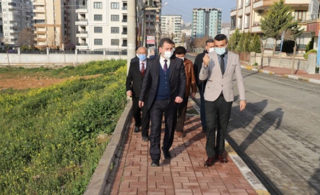 Baydilli sahada süren çalışmaları inceledi