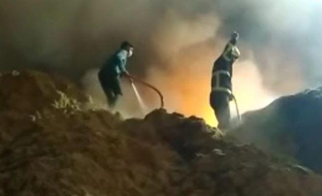 Şanlıurfa’da pamuk fabrikasında yangın çıktı