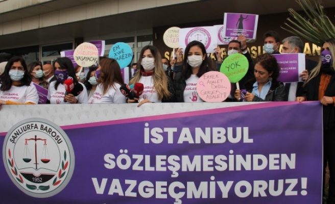 Şanlıurfa Barosu’ndan İstanbul Sözleşmesi’nin feshedilmesine tepki