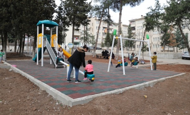 Haliliye'de mahalle sakinlerinin park talebi yerine getirildi
