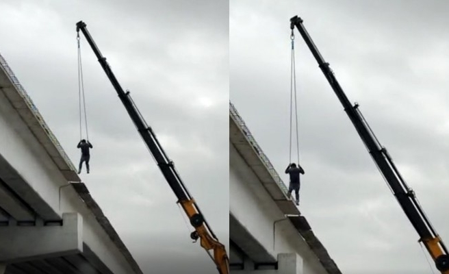 Şanlıurfa'da iş güvenliğini hiçe sayan görüntü!