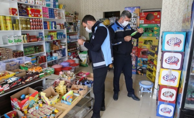 Haliliye’de okul çevrelerindeki marketler denetlendi