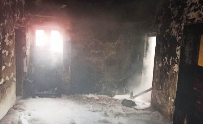 Ceylanpınar’da ev yangını