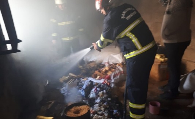 Çocukların ateşle oyunu yangına neden oldu