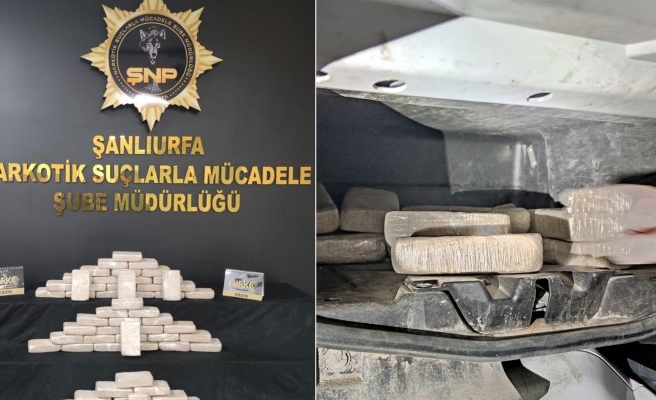 Şanlıurfa’da 31 kilo eroin ele geçirildi