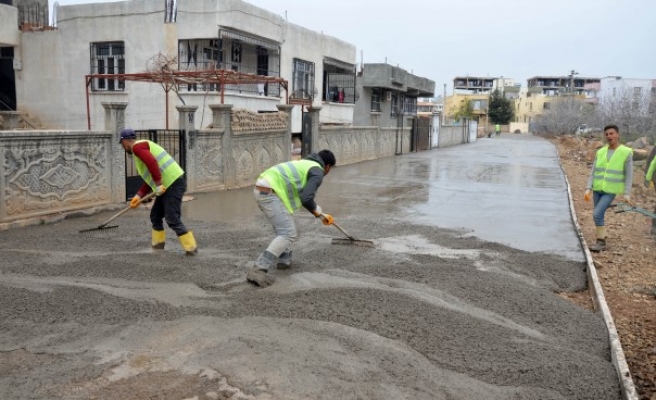 Siverek'te yol yapım atağı