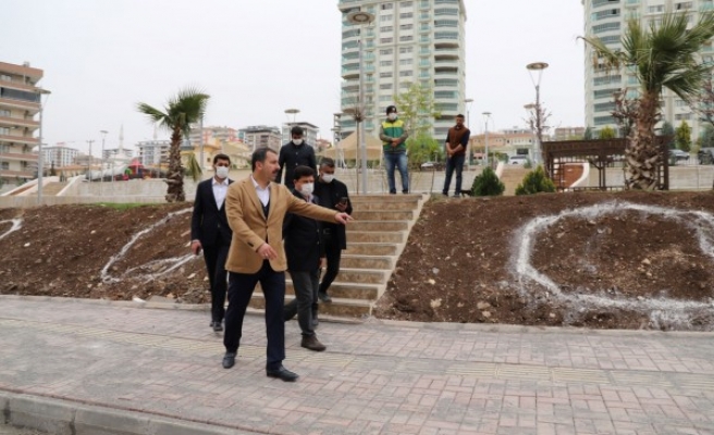 Baydilli sahadaki çalışmaları denetledi