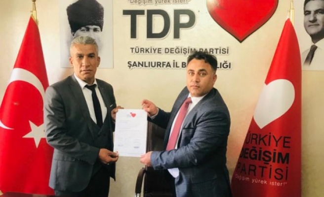 TDP Harran ilçe başkanı belli oldu