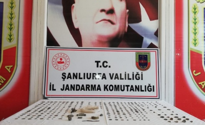 Şanlıurfa'da 523 tarihi eser ele geçirildi!