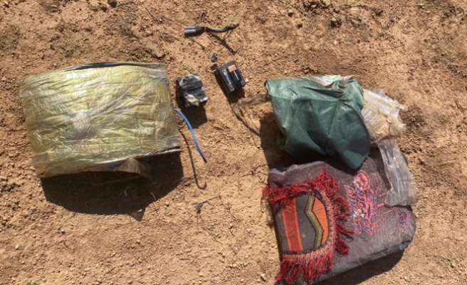 Tel Abyad’ta 30 kg patlayıcı ele geçirildi