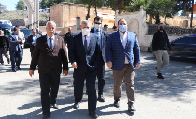 Beyazgül ve Ekinci Eyyüb Nebi'de incelemelerde bulundu