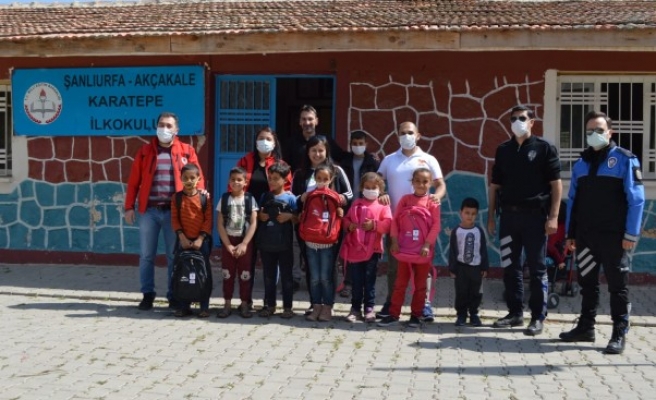 Şanlıurfa emniyetinden öğrencilere kırtasiye desteği