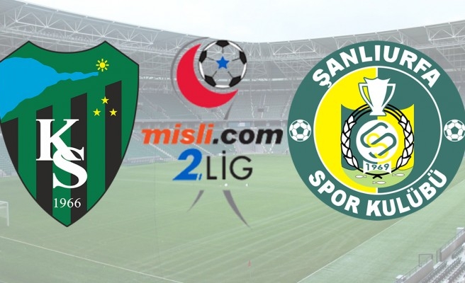 Şanlıurfaspor Kocaeli'de aradığını bulamadı