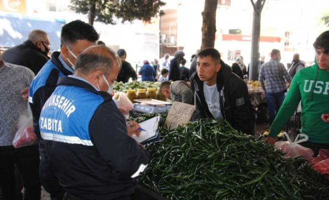 Semt pazarlarında fiyat denetimi yapıldı