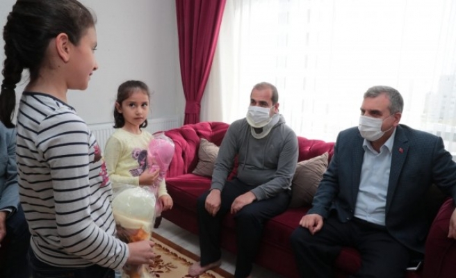 Beyazgül'den saldırıya uğrayan personellerine ziyaret