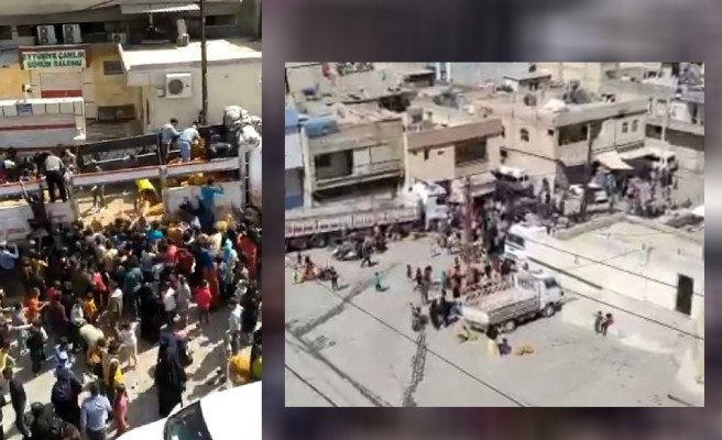 Şanlıurfa'da ücretsiz patates izdihamı