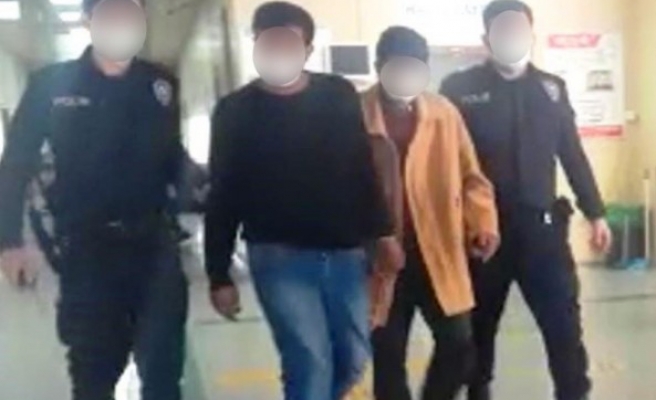 Polis hırsızları suçüstü yakaladı
