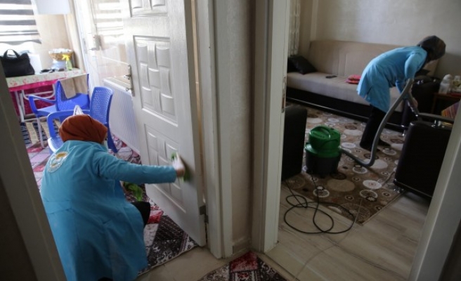 Ramazan ayında 438 aileye temizlik hizmeti