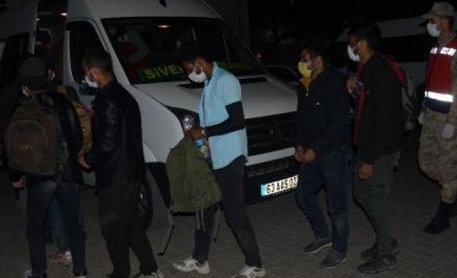 Şanlıurfa’da 101 kaçak göçmen yakalandı