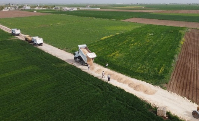 Suruç'ta yol yapım atağı