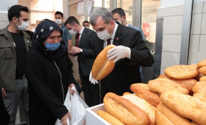 Başkanlardan aşevine ziyaret