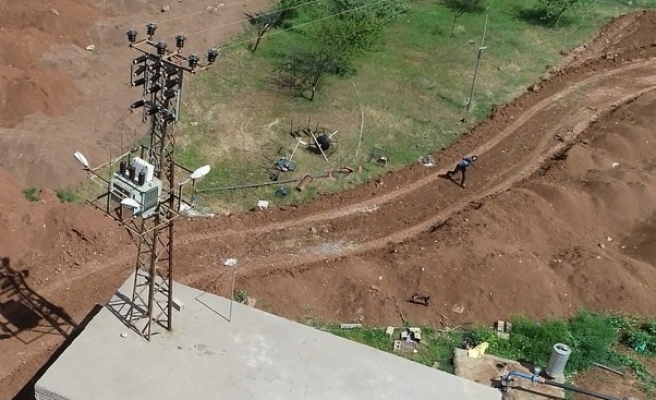 Dicle Elektrik kaçak trafoları drone ile tespit ediyor
