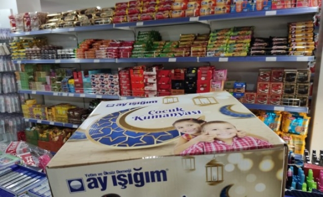 Urfa'da yetimler için kumanya hazırlandı