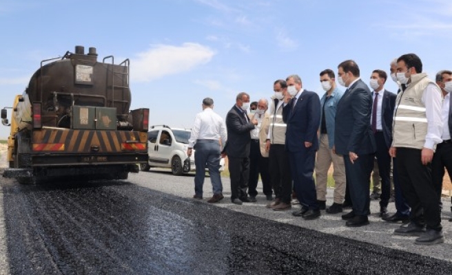 Göbeklitepe güzergâhında asfalt çalışmaları