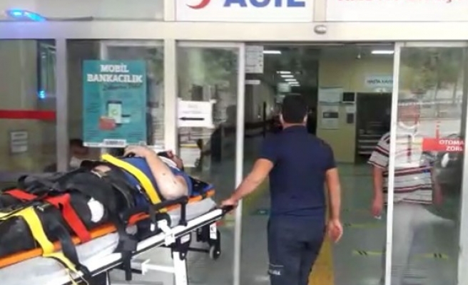 Eyyübiye’de motor devrildi: 1 yaralı